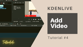 HOW TO ADD VIDEO IN KDENLIVE – Kdenlive Tutorial #4