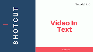 Video In Text | Shotcut Video Editor Tutorial #20